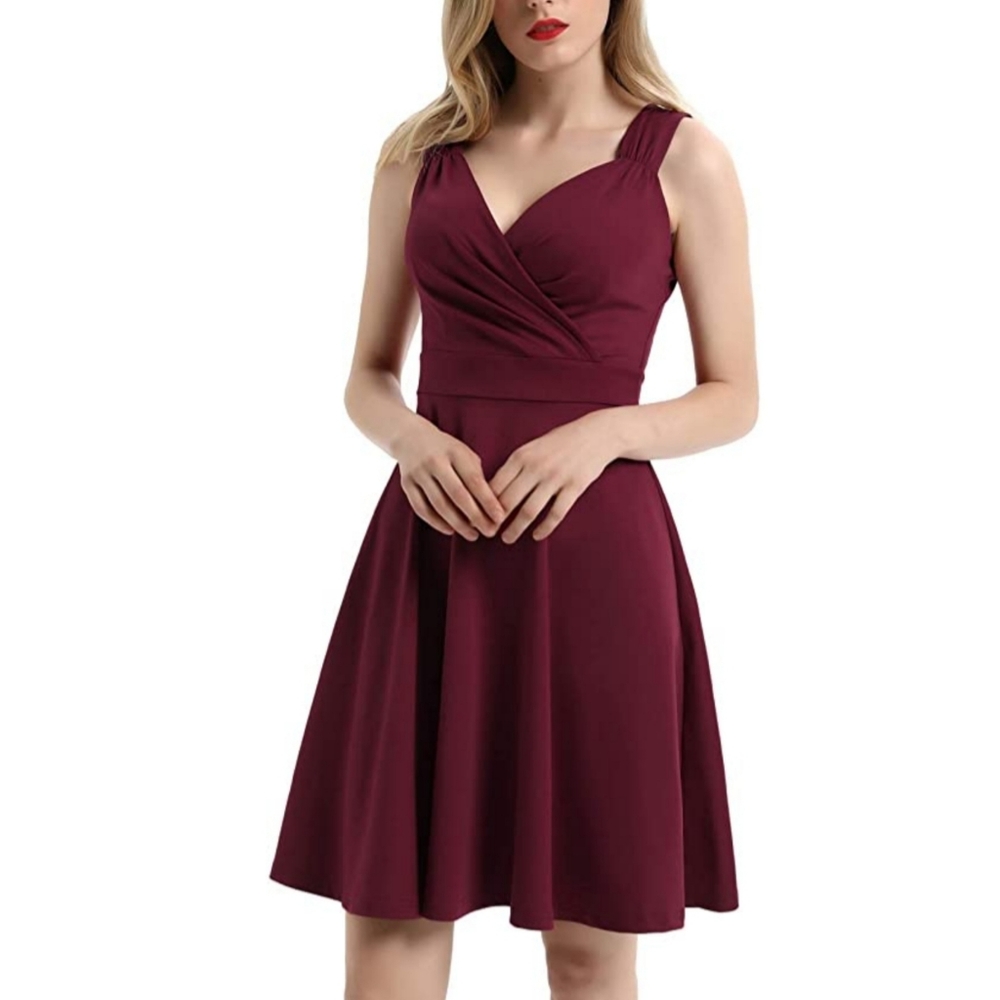 Vintage 90's dress Sleeveless Cocktail Swing retro